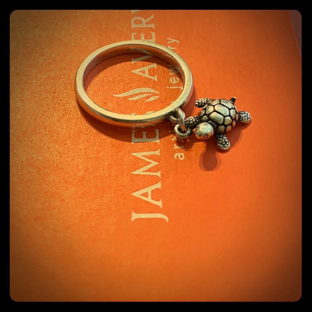 James Avery dangle ring. Size 7